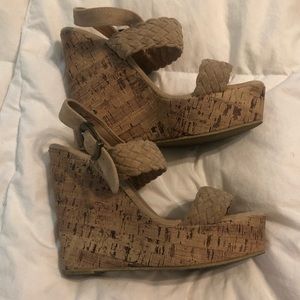 Tan wedges